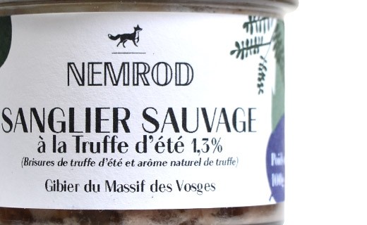 Terrine de sanglier sauvage à la truffe d'été - Nemrod