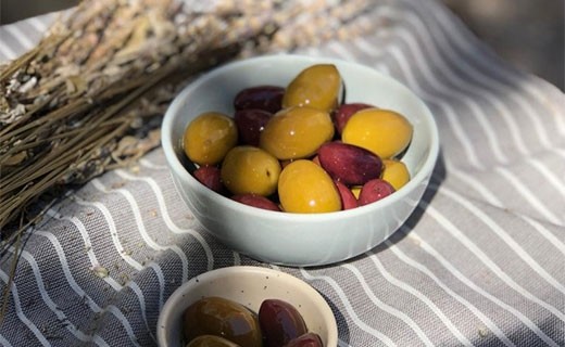 Mix d'olives Kalamata et Chalkidiki à l'huile d'olive - Kalios