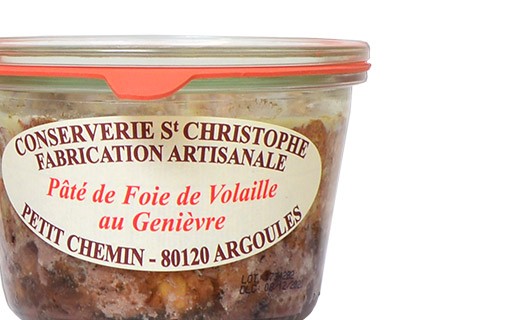 Pâté de foie de volaille au Genièvre - Conserverie Saint-Christophe