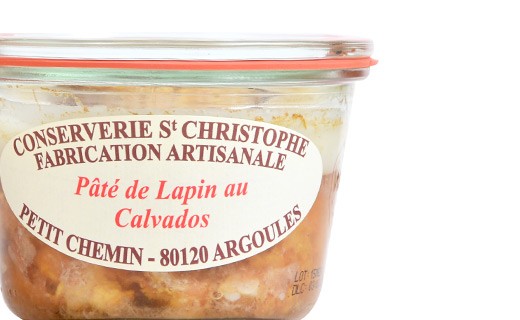 Pâté de lapin au Calvados - Conserverie Saint-Christophe