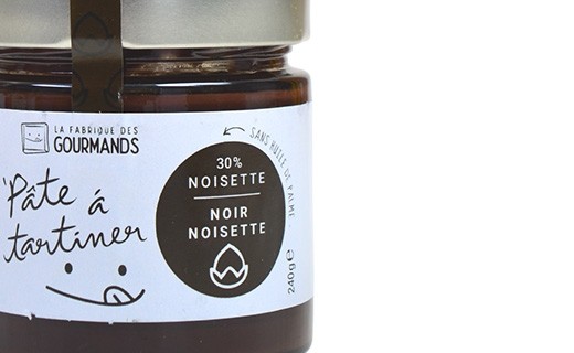 Pâte à tartiner - noir noisette - La Fabrique des Gourmands