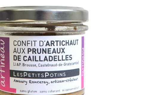 Confit d'artichaut aux pruneaux - Artineau - Les Petits Potins