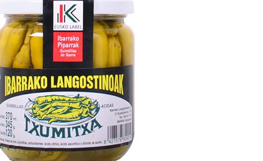 Piments verts doux Guindillas - Ibarrako Langostinoak