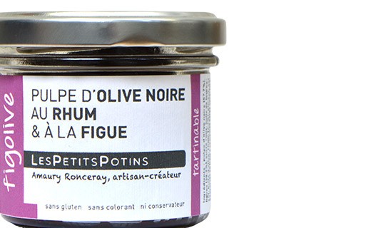 Pulpe d'olive noire au rhum et à la figue - Figolive noire - Les Petits Potins