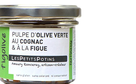 Pulpe d'olive verte au cognac et à la figue - Figolive verte - Les Petits Potins