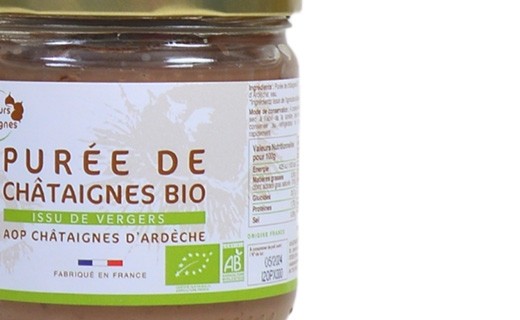 Purée de châtaignes d'Ardèche AOP bio - Saveurs d'Ardèche