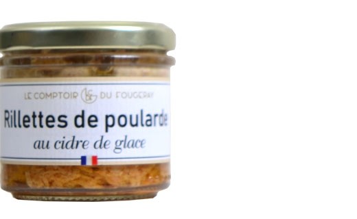 Rillettes de poularde au cidre de glace - Comptoir Fougeray