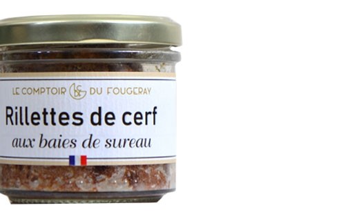 Rillettes de cerf aux baies de sureau - Comptoir Fougeray