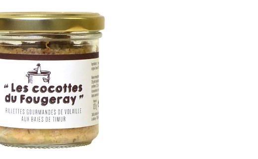 Rillettes aux baies de Timur - Comptoir Fougeray