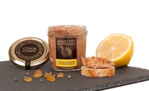 Rillettes de porc bio au citron confit - Le Mottay Gourmand