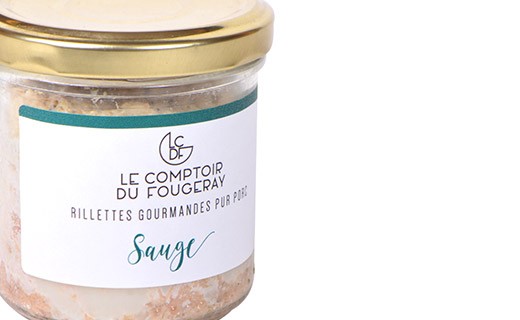 Rillettes de porc à la sauge - Comptoir Fougeray