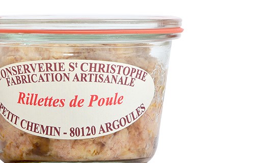 Rillettes de poule - Conserverie Saint-Christophe