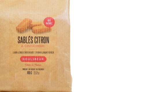 Sablés citron bio et gingembre - Goulibeur