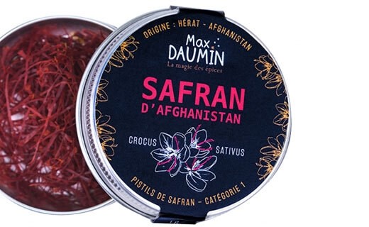 Safran pur en pistils d'Afghanistan de catégorie 1 - Neguine - Max Daumin