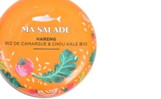 Salade de Hareng, riz de Camargue et Chou Kale Bio - La Belle-Iloise