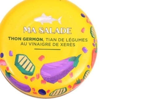 Salade de thon germon et tian de légumes au vinaigre de Xérès - La Belle-Iloise