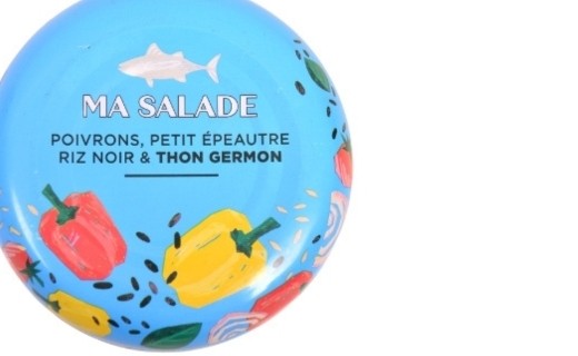 Salade aux saveurs de Toscane poivrons et riz noir au thon germon - La Belle-Iloise