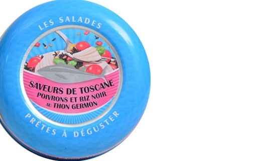 Salade aux saveurs de Toscane poivrons et riz noir au thon germon - La Belle-Iloise