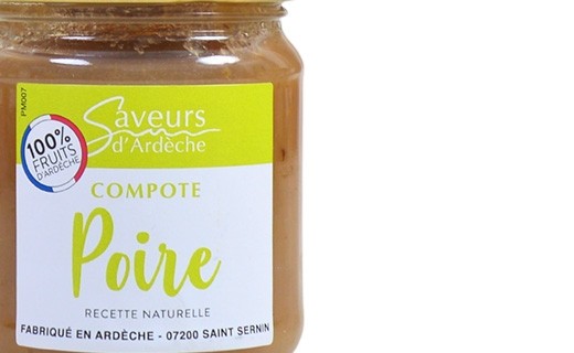 Compote de poire - Saveurs d'Ardèche