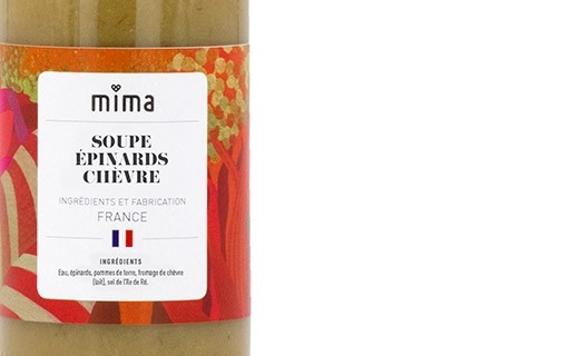 Soupe épinards chèvre bio - Mima Bio