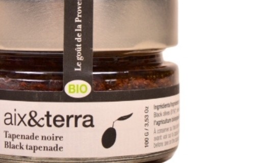 Tapenade noire bio - Aix Terra