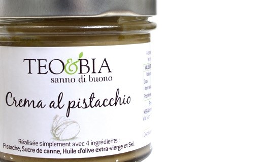 Pâte à tartiner - crème de pistaches bio - Teo Bia