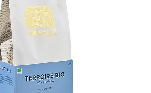 Café organic expresso - 100% arabica - grains - Terres de café