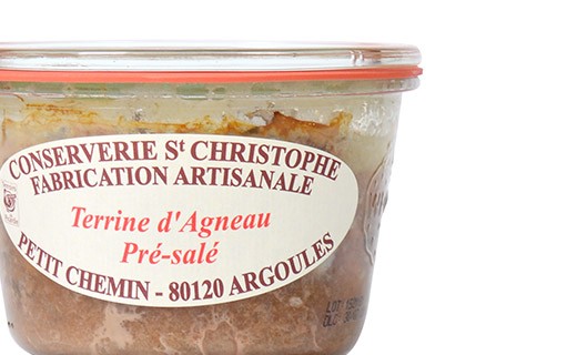 Terrine d'agneau de pré-salé - Conserverie Saint-Christophe