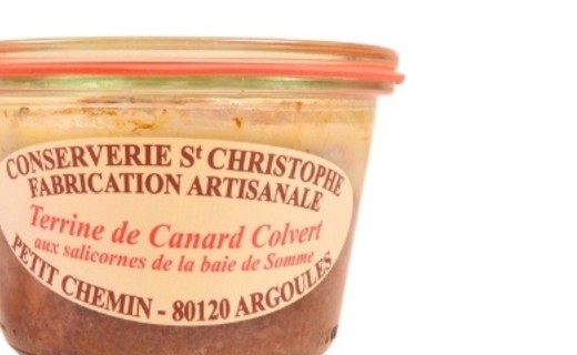 Terrine de canard Colvert aux salicornes - Conserverie Saint-Christophe
