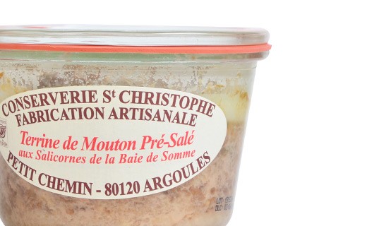 Terrine de mouton de pré-salé salicorne - Conserverie Saint-Christophe