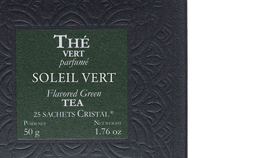 Thé Soleil Vert - sachet cristal - Dammann Frères