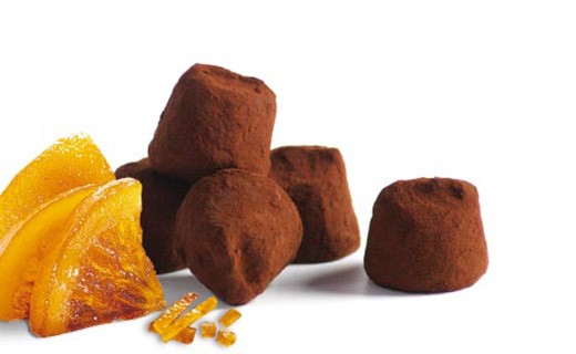 Truffes Fantaisie à l'orange confite bio - Mathez