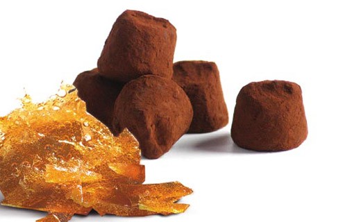 Truffes Fantaisie aux éclats de caramel au beurre salé bio - Mathez