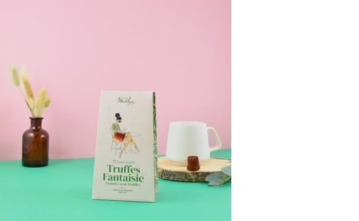 Truffes Fantaisie aux éclats de caramel au beurre salé - Mathez