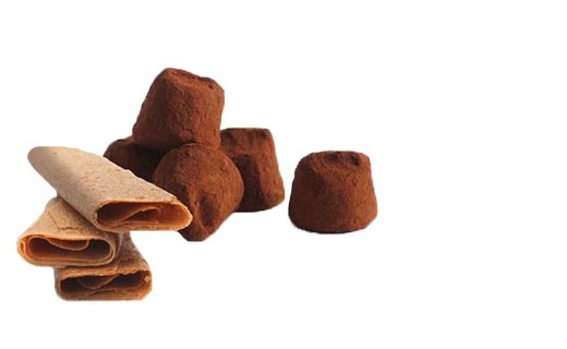 Truffes Fantaisie aux crêpes dentelles bio - Mathez