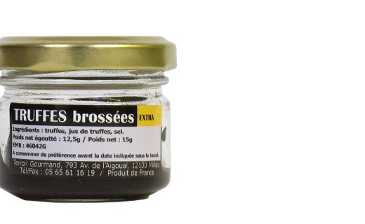 Truffes noires brossées extra - Truffe France