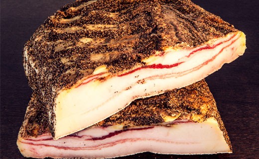 Lamelles de ventrèche de porc noir de Bigorre - Padouen
