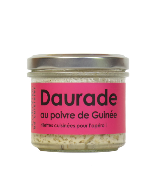 Rillettes de daurade grise au poivre de Guinée - Edélices