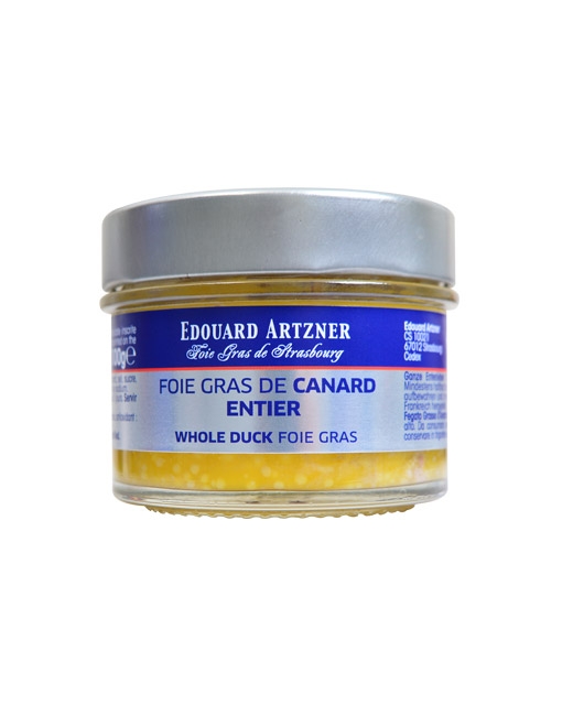 Foie gras de canard entier 100 g - bocal - Edélices