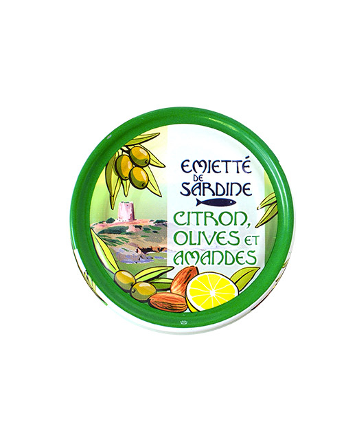 Émietté de sardine au citron, olives et amandes - Edélices