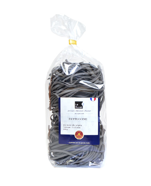 Fettuccine au noir de sépia - Edélices