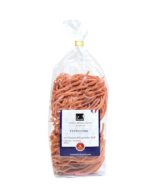 Fettuccine au piment d'Espelette AOP - Edélices