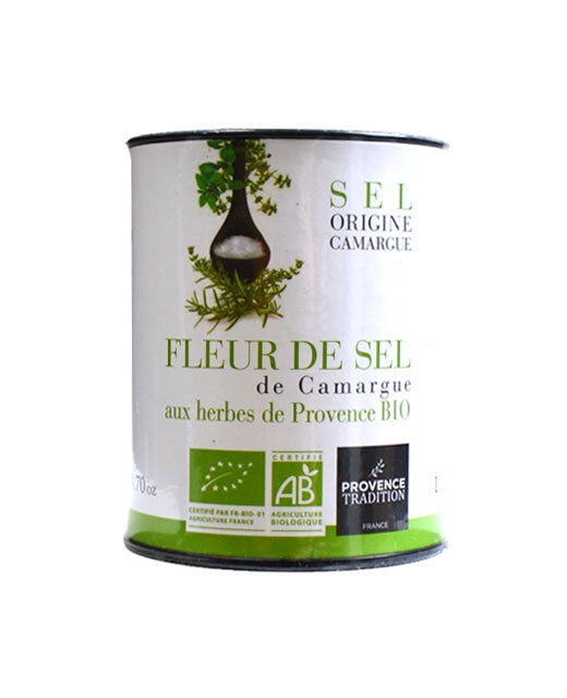 Fleur de sel de Camargue aux herbes de Provence bio - Edélices