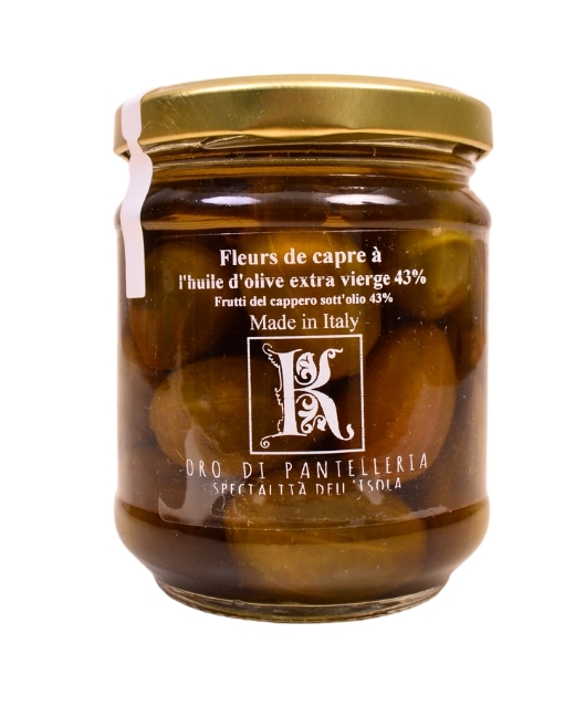 Fleurs de câpre de Pantelleria à l'huile d'olive vierge extra - Edélices