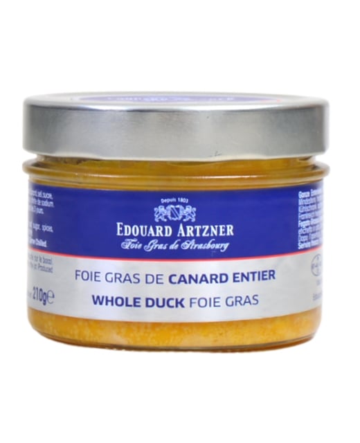 Foie gras de canard entier 210 g - bocal - Edélices