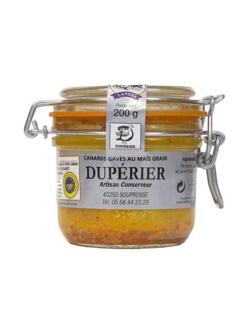 Foie gras de canard entier au piment d'Espelette