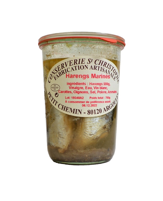 Harengs marinés