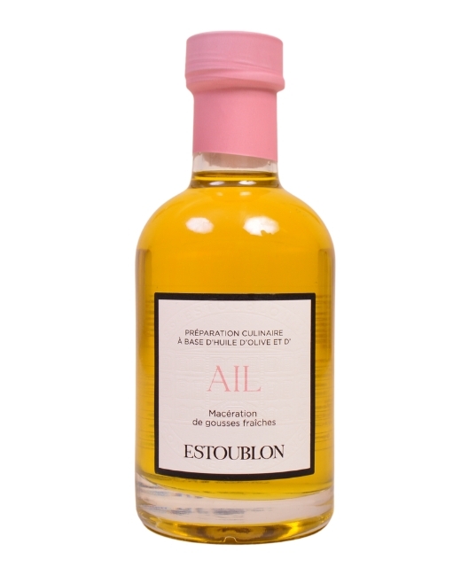 Huile d'olive aromatisée à l'ail - Edélices