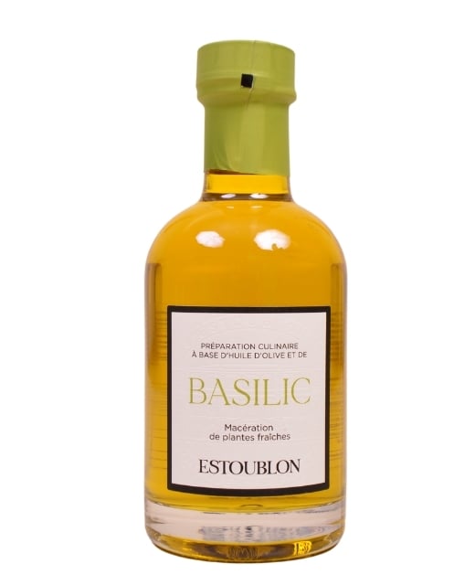 Huile d'olive aromatisée au basilic - Edélices