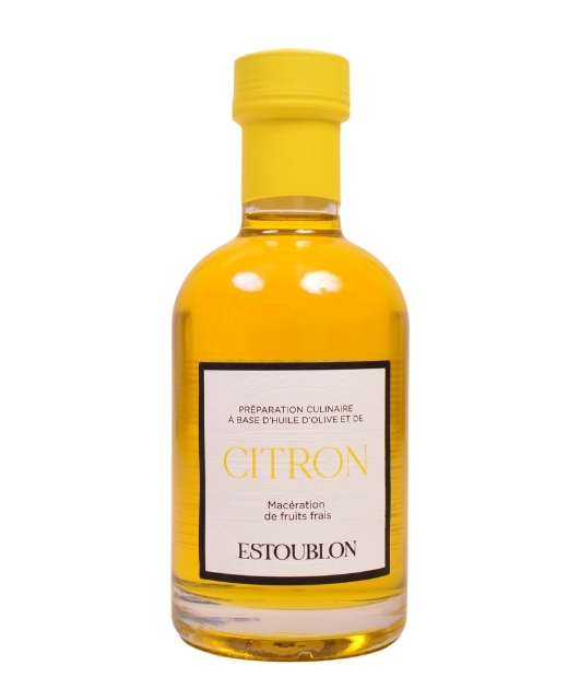 Huile d'olive aromatisée au citron - Edélices